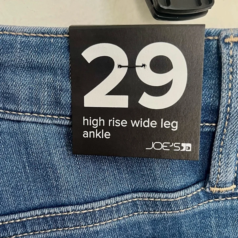 JOE'S Jeans Wide Leg Ankle Jean Wicked Game Size 29 Brand New Sustainable Denim - Picture 10 of 13